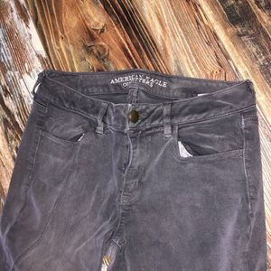 American Eagle charcoal grey jeggings